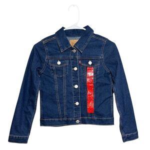 Levi's girls 10/12 denim jacket new with tag